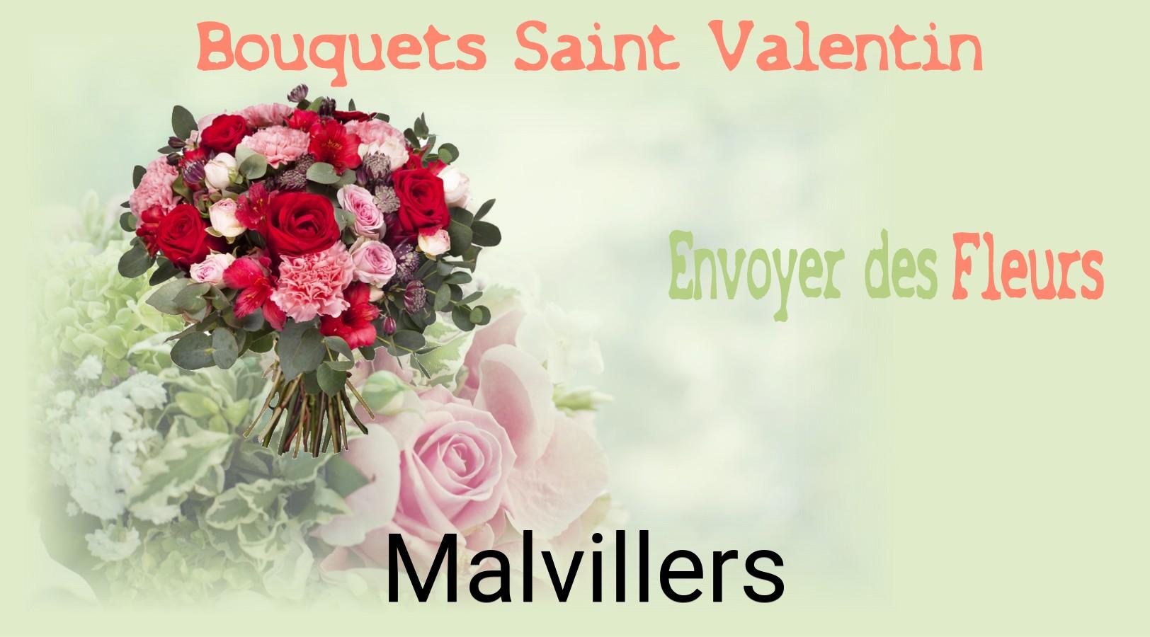 Roses de Saint-Valentin livrées à Malvillers